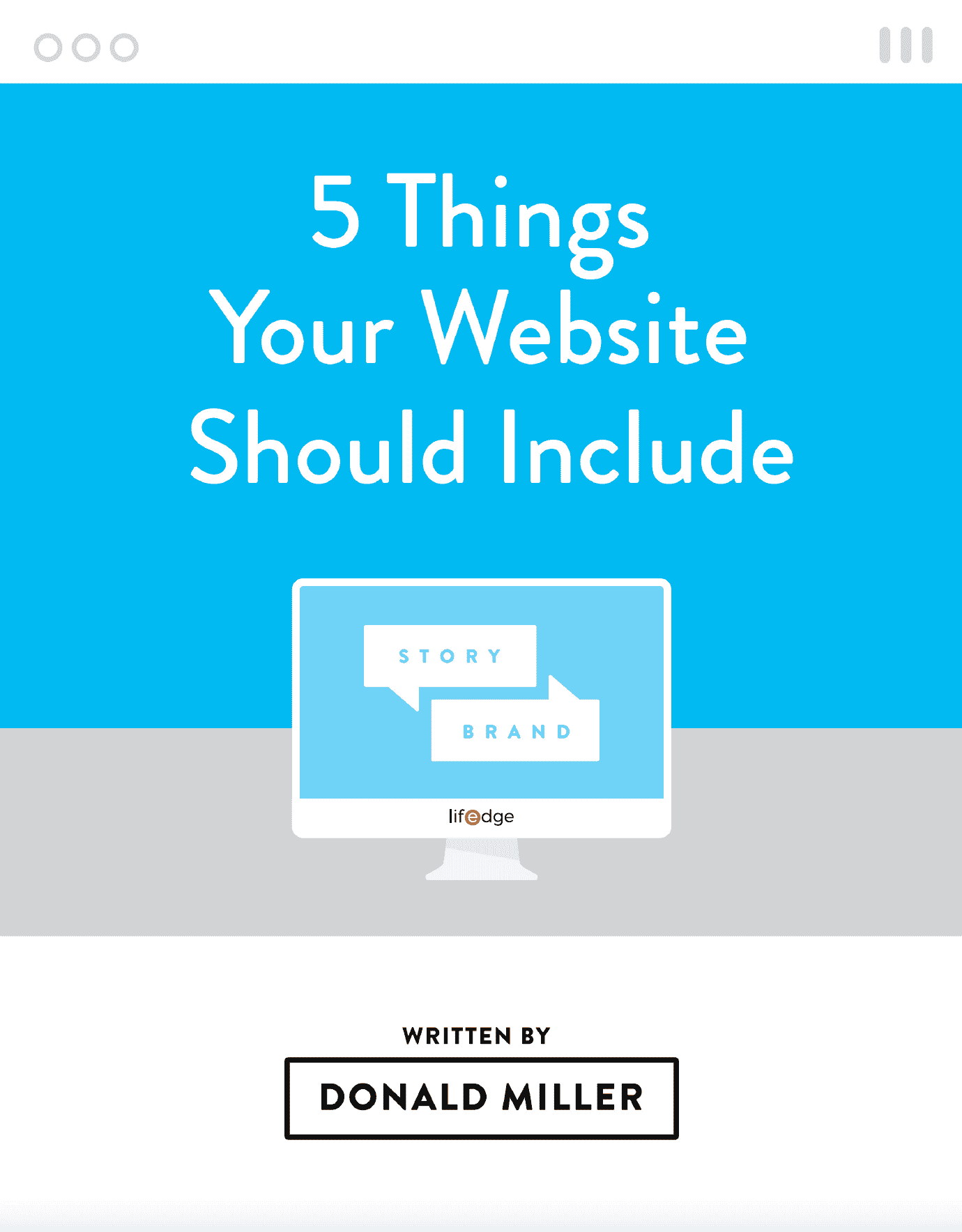 5 Things Your Website Should Include Cover