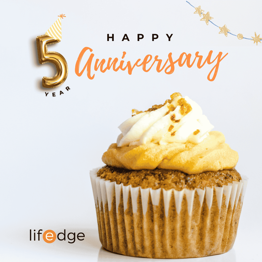 Cover image for the article "Lifedges 5 Year Anniversary"