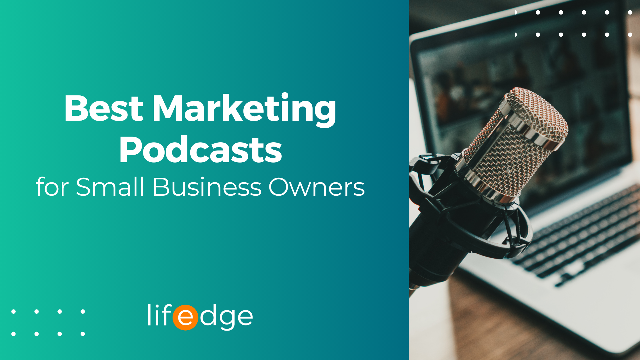 Cover image for the article "Best Marketing Podcasts For Small Business Owners"