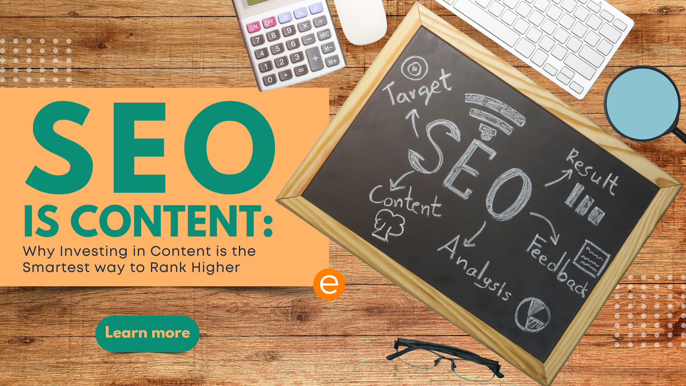 Cover image for the article "Seo Is Content"